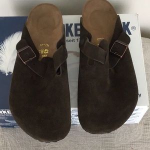 Birkenstock Boston suede mule